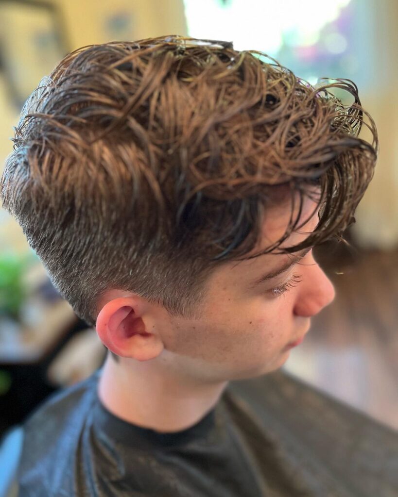 50+ Different Hairstyles for Boys in 2023 27 Stylish Up Curl haircut for school boy