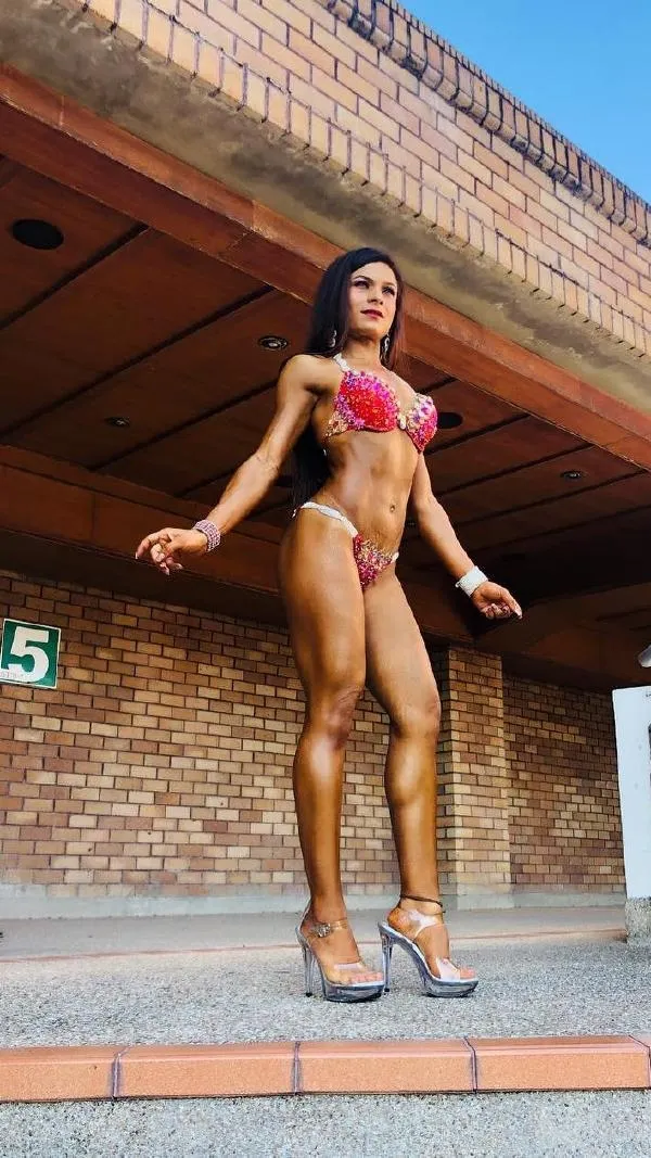 Bhavsara posing in Bikini and Heels Bhavsara posing in Bikini and Heels